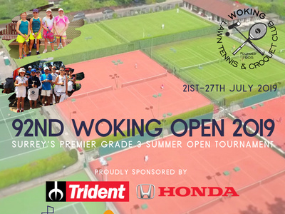The 92nd Woking Open 2019
