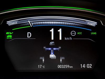 Driver Information Interface in the Honda CR-V Hybrid
