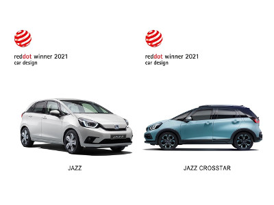 Honda Jazz and Jazz Crosstar Win Red Dot Awards 2021
