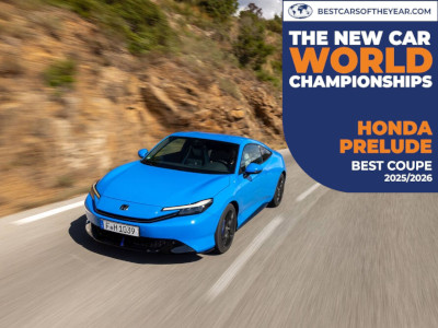 Honda Prelude wins prestigious 'Best Coupe' award at The New Car World Championships 2025/2026 Honda Prelude wins prestigious 'Best Coupe' award at The New Car World Championships 2025/2026