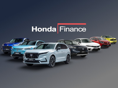 Honda 2024 Model Range with Honda Finance Logo