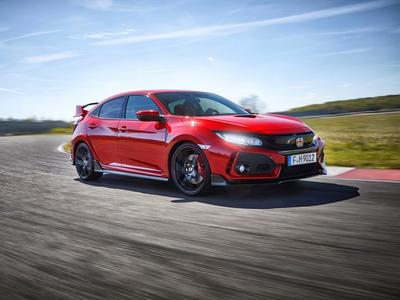 The Type R at home on the racetrack
