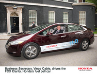 Hydrogen Honda Makes Debut on British Roads