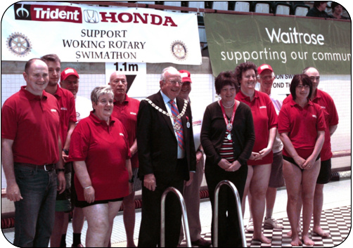 Trident Honda and the Woking Swimathon