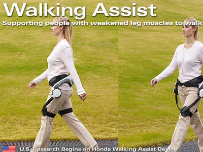Honda Walking Assist device in large-scale trials