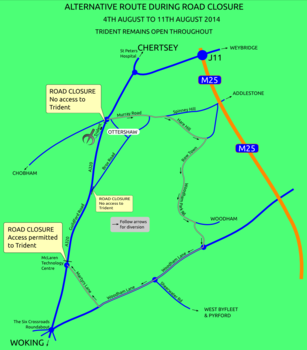 Ottershaw Roadworks