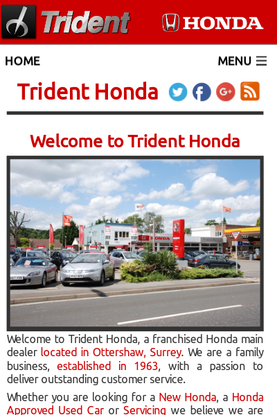 Trident Honda launches new website