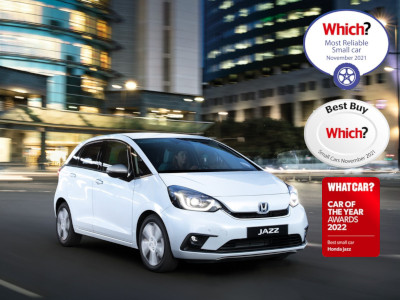 Honda Jazz attains hat-trick of awards in the UK