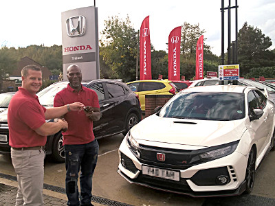 Our first 2017 Civic Type R handover